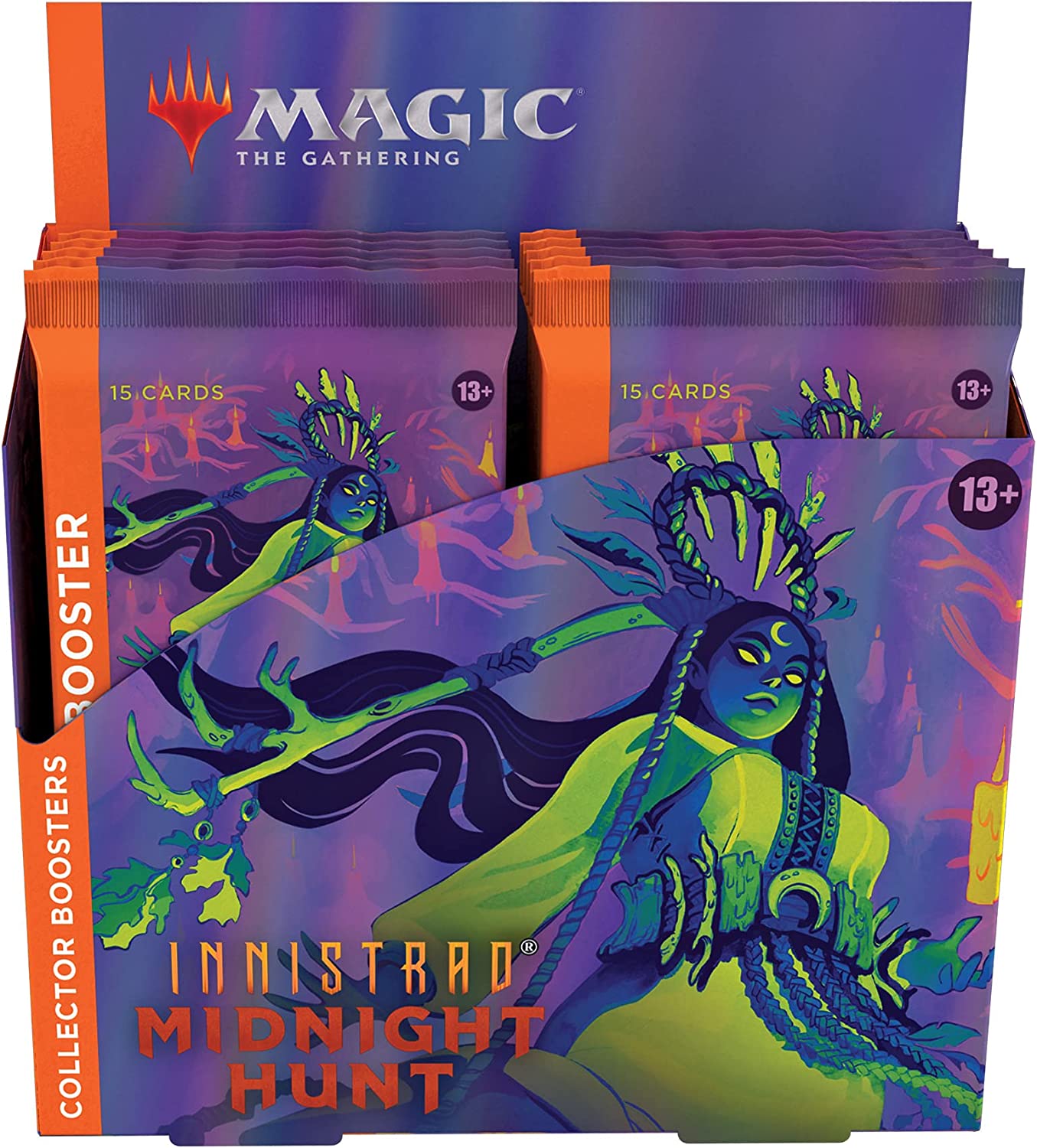 Magic: The Gathering - Innistrad: Midnight Hunt Sammler-Booster Display englisch, Sammelkarten