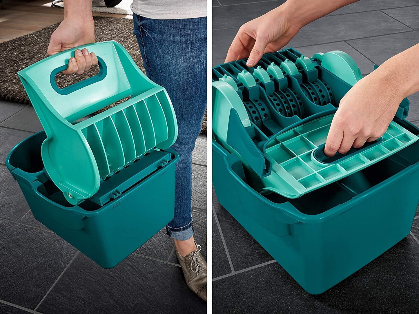 Bodenwischer-Set Profi Compact mit Wischtuchpress