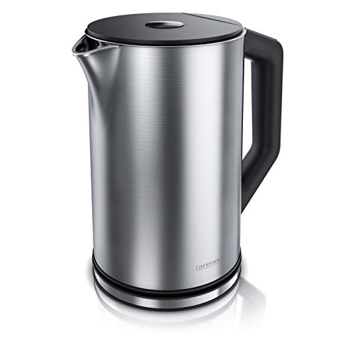 Wasserkocher mit Temperatureinstellung, silber