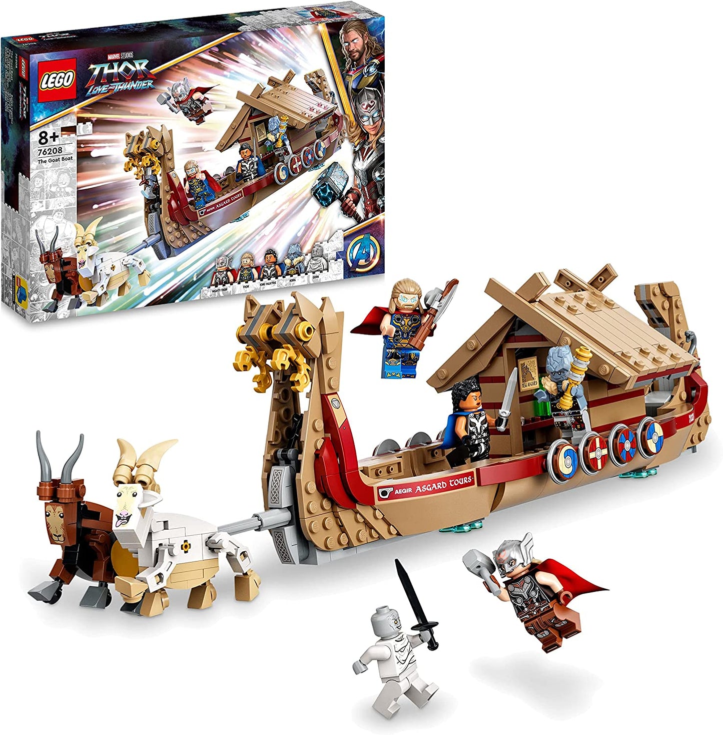76208 Marvel Super Heroes Das Ziegenboot, Konstruktionsspielzeug