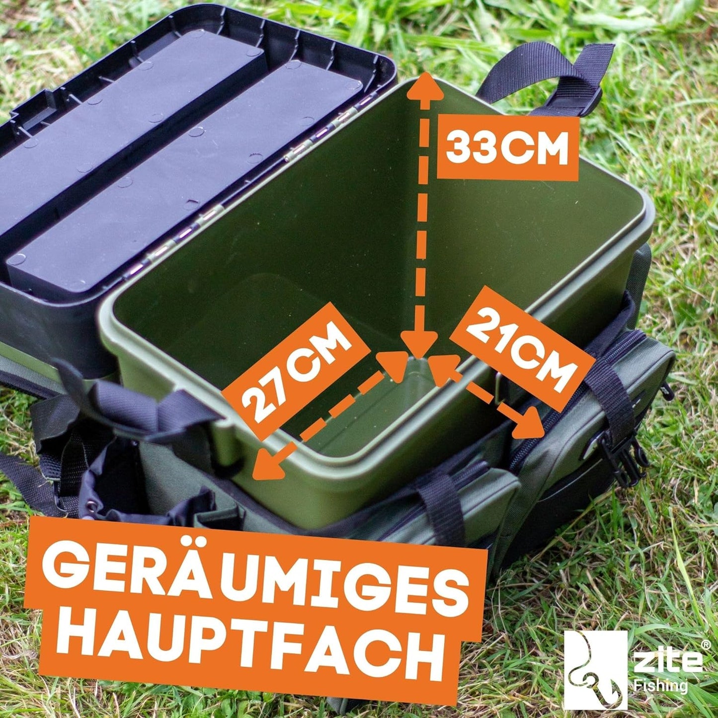 Multifunktionaler Angelkoffer-Rucksack
