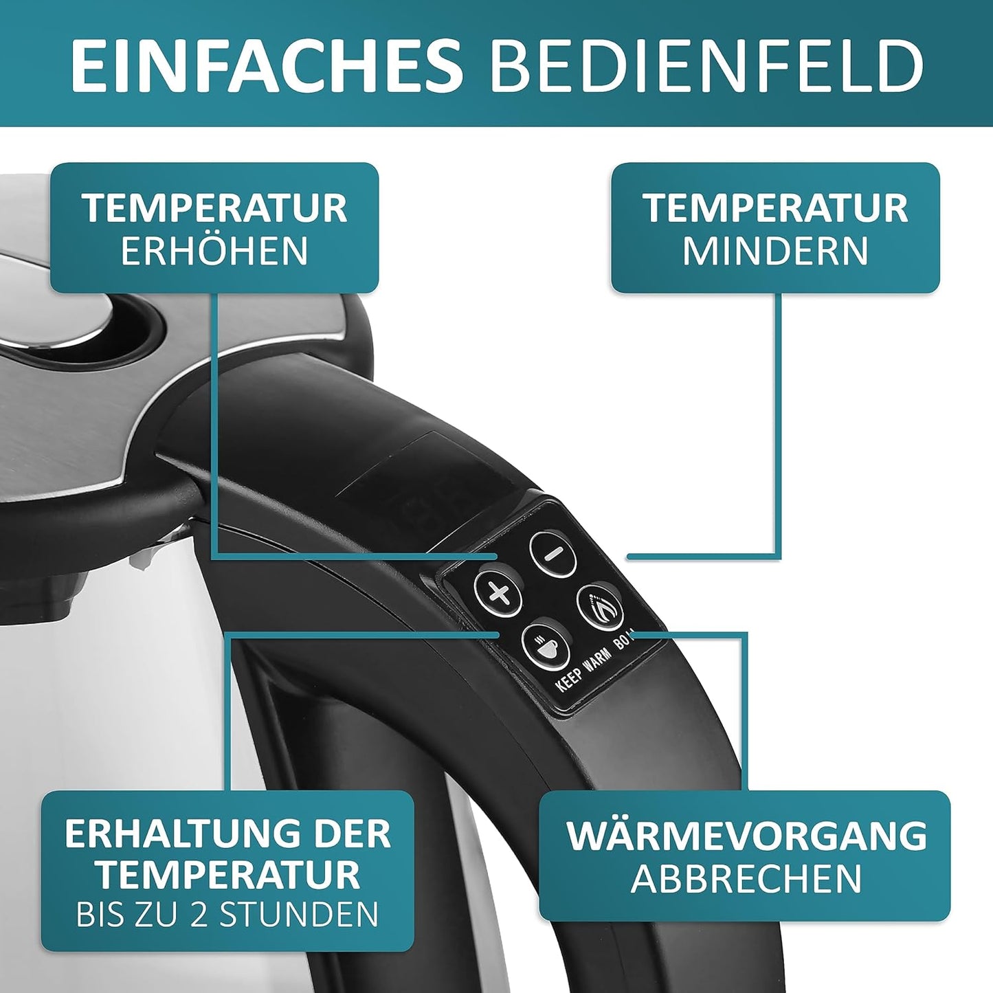 Wasserkocher Glas