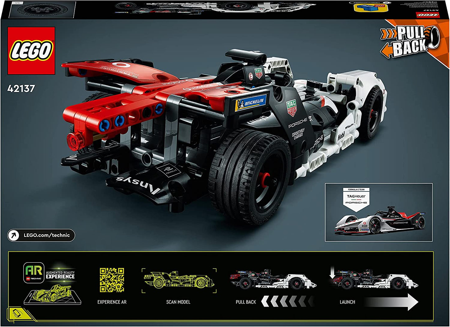42137 Technic Formula E Porsche 99X Electric, Konstruktionsspielzeug
