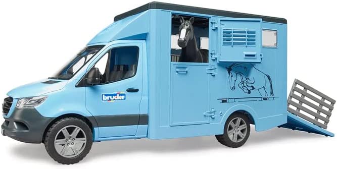 MB Sprinter Tiertransporter mit Pferd, Modellfahrzeug
