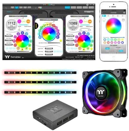 Riing Plus 12 RGB Kit 3x Fan +3x Lumi, Gehäuselüfter