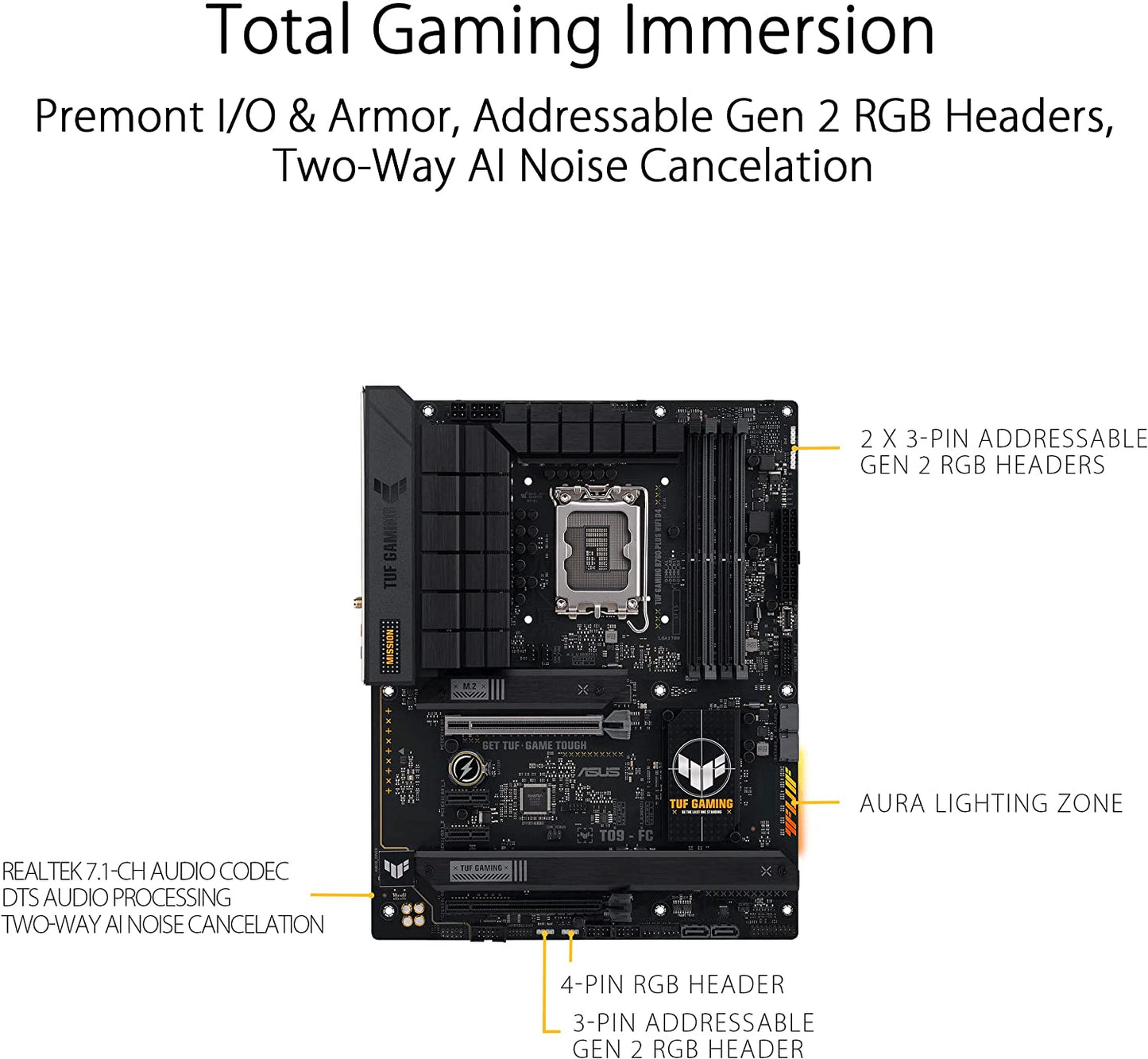 TUF GAMING B760-PLUS WIFI D4, Mainboard