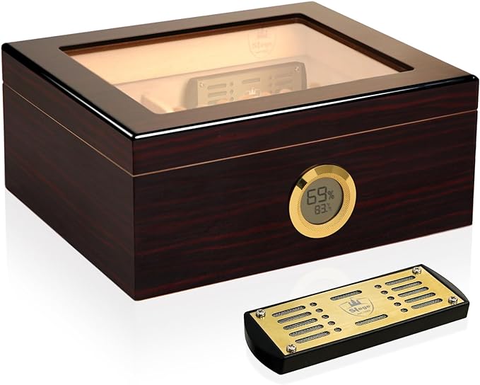 Zigarren Humidor, Schwarz