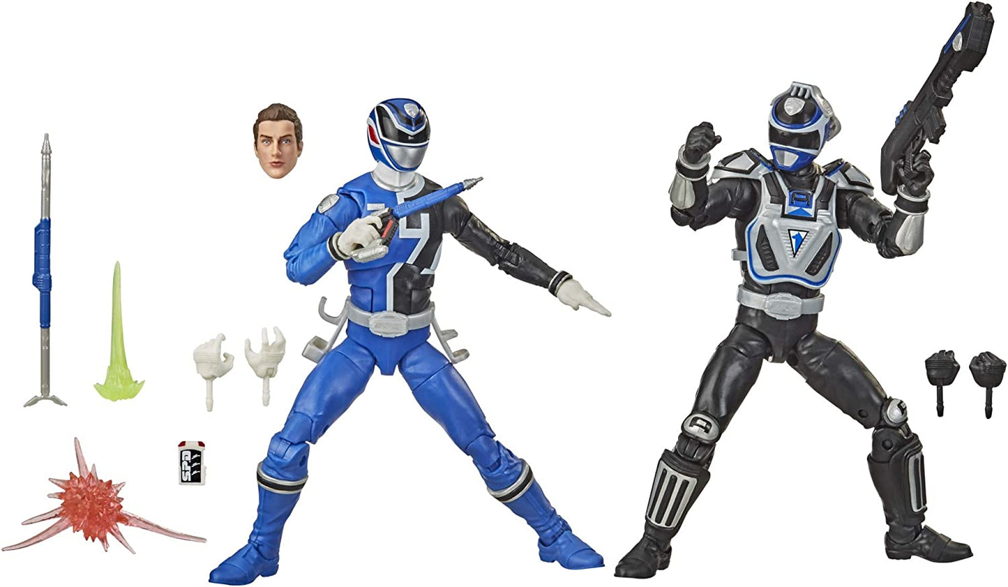 Power Rangers Lightning Collection S.P.D. B-Squad Blauer Ranger Vs A-Squad Blauer Ranger, Spielfigur