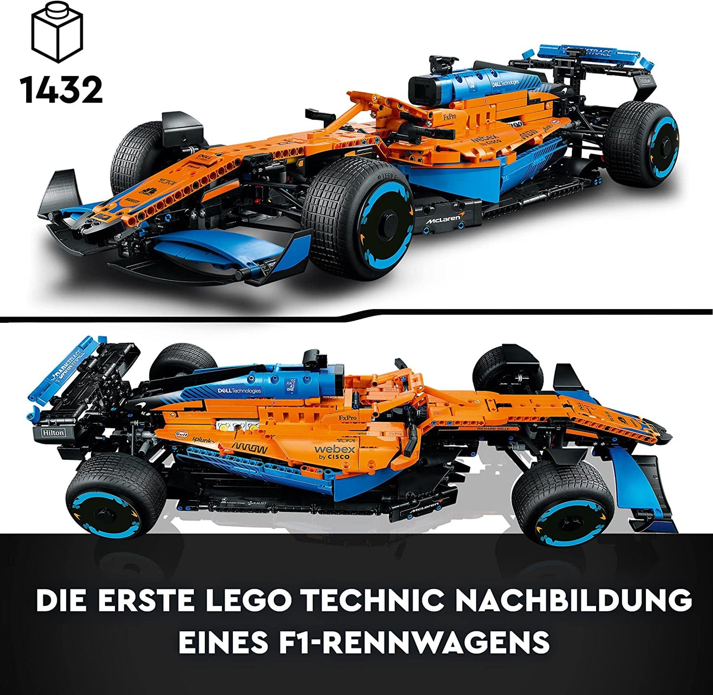 42141 Technic McLaren Formel 1 Rennwagen, Konstruktionsspielzeug