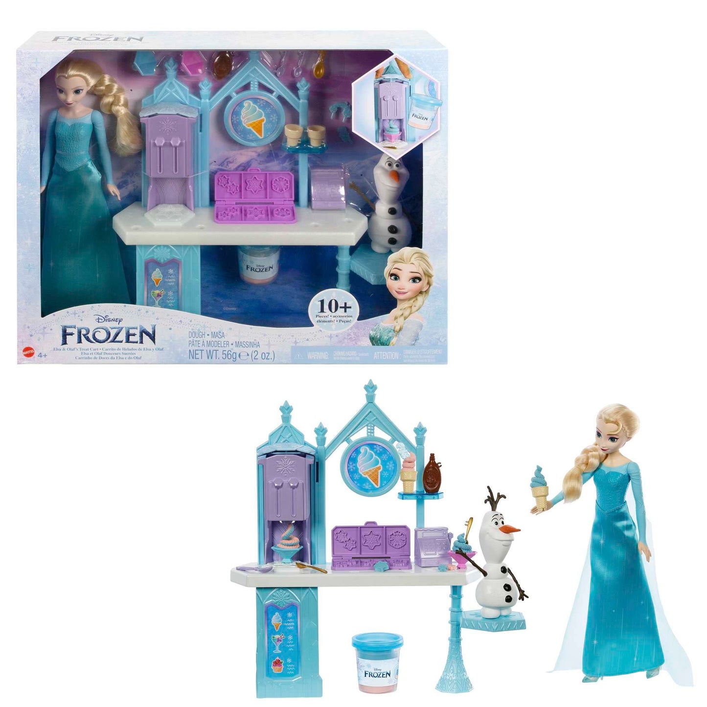Disney Die Eiskönigin Elsas und Olafs Eiscreme-Stand, Kulisse