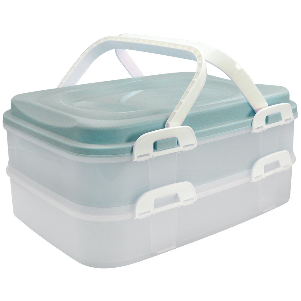 Aufbewahrungsboxen, 01 Stück - Container Türkis Pastell