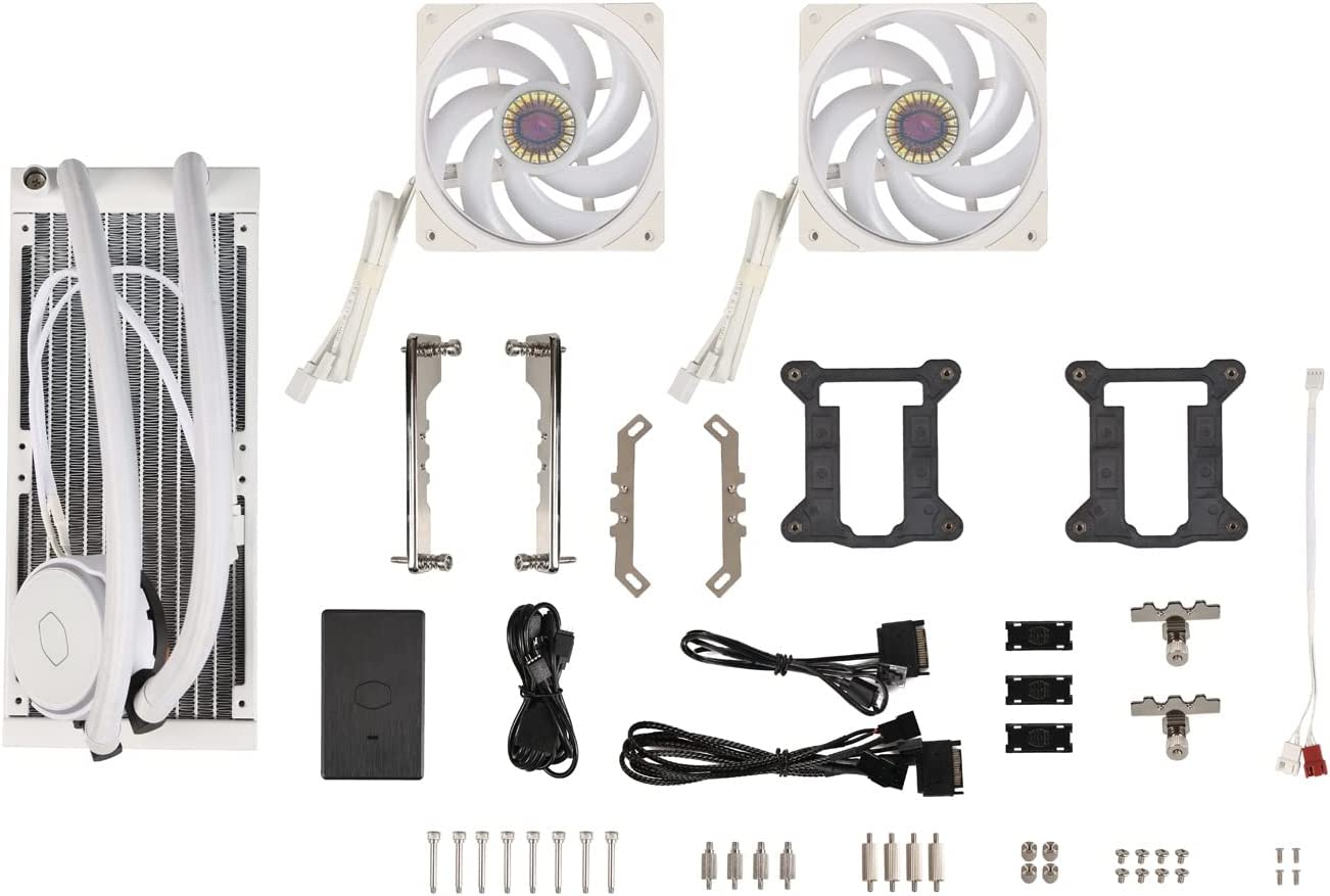 PL240 Flux White Edition 240mm, Wasserkühlung