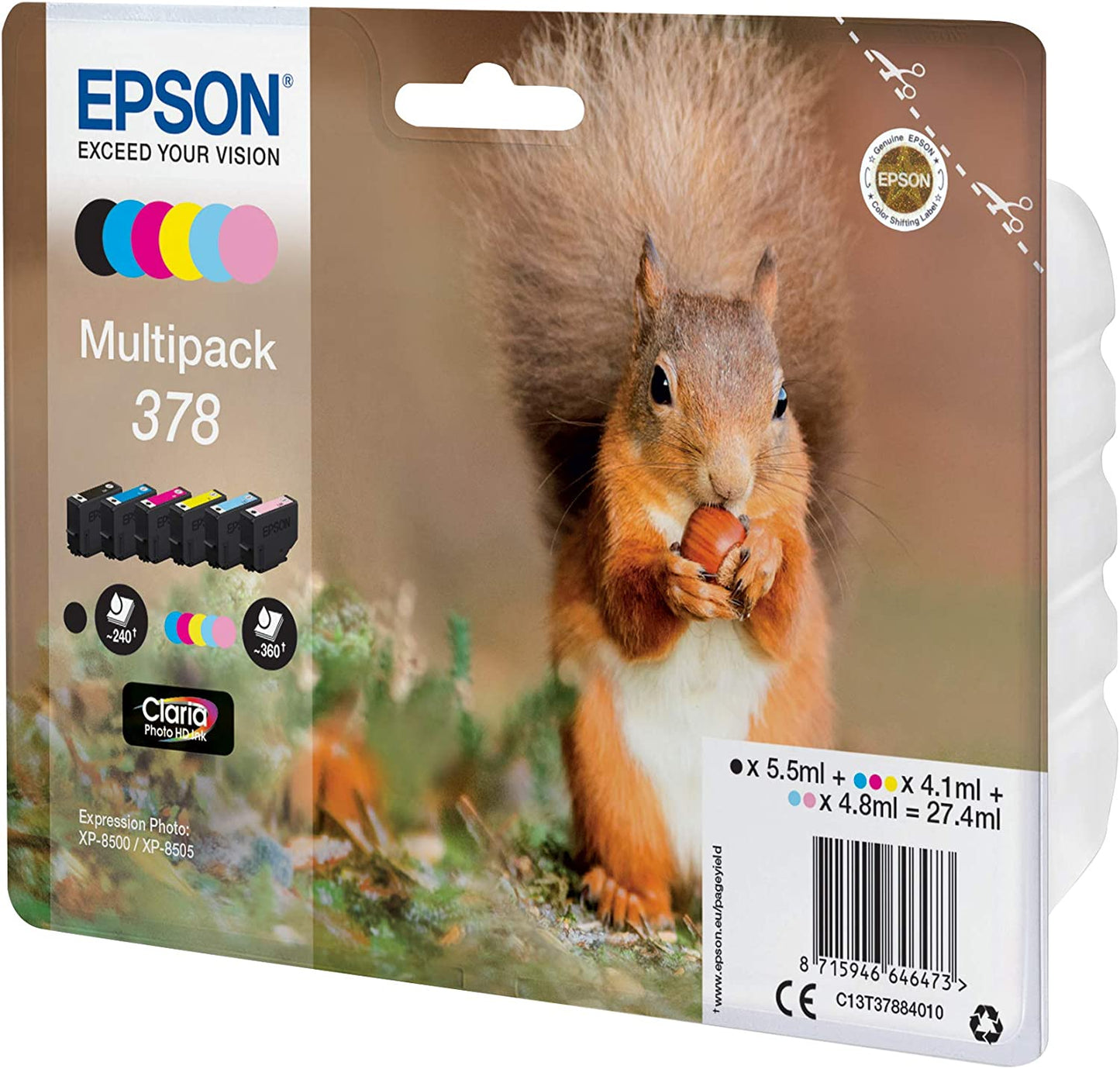 Multipack 378 (C13T37884010), Tinte