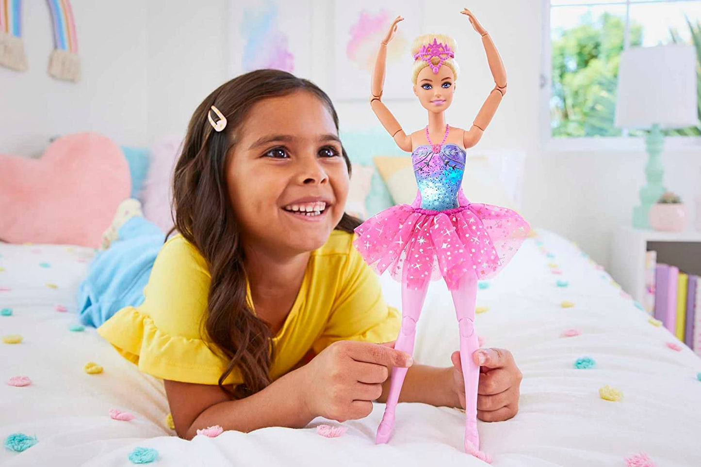 Barbie Dreamtopia Zauberlicht-Ballerina, Puppe