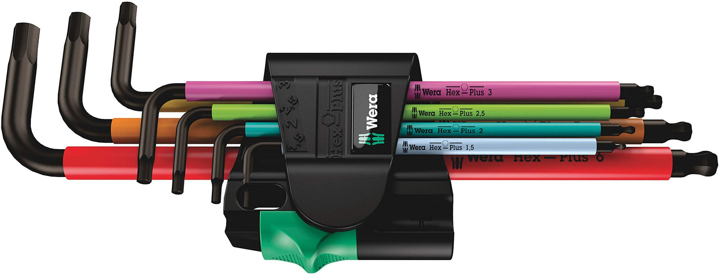 950/7 Hex-Plus Multicolour Magnet 1 Winkelschlüsselsatz, 7-teilig, Schraubendreher