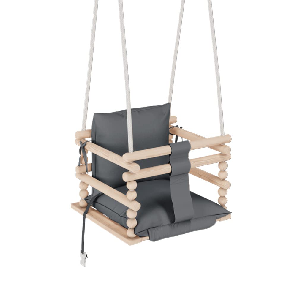 Kinder Indoorschaukel, Kinder Indoorschaukel, Dunkelgrau