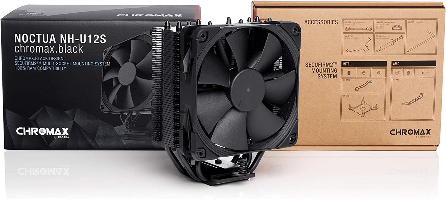 NH-U12S chromax.black, CPU-Kühler, Paquete de 1