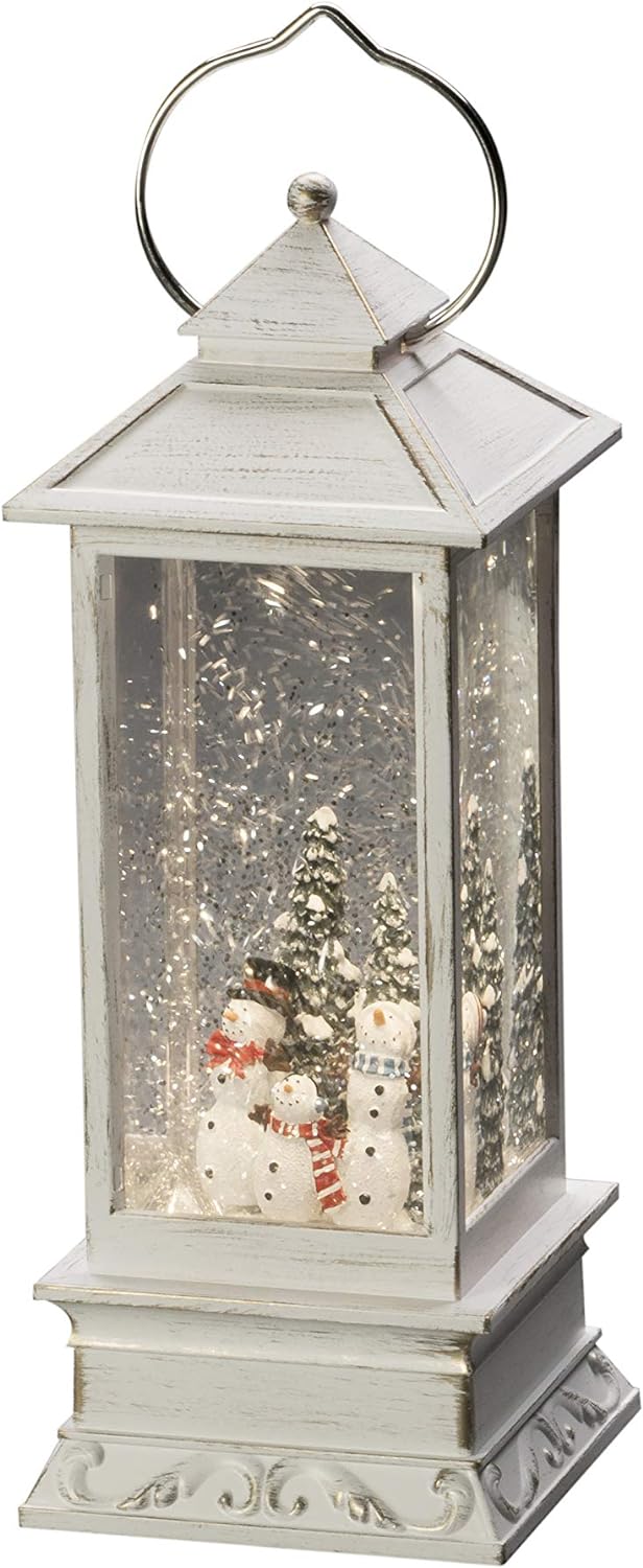 LED Wasserlaterne Schneemänner 4365-200, Weiss, Schneemänner