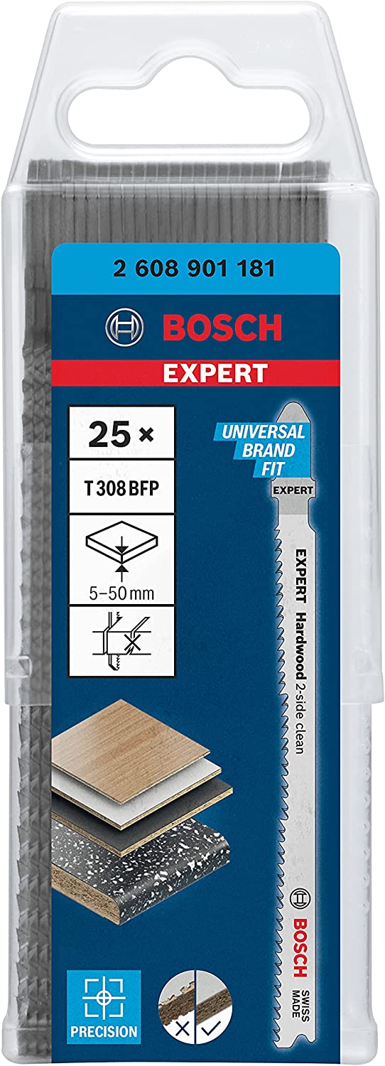 Expert Stichsägeblatt T 308 BF 'Hardwood 2-side clean'