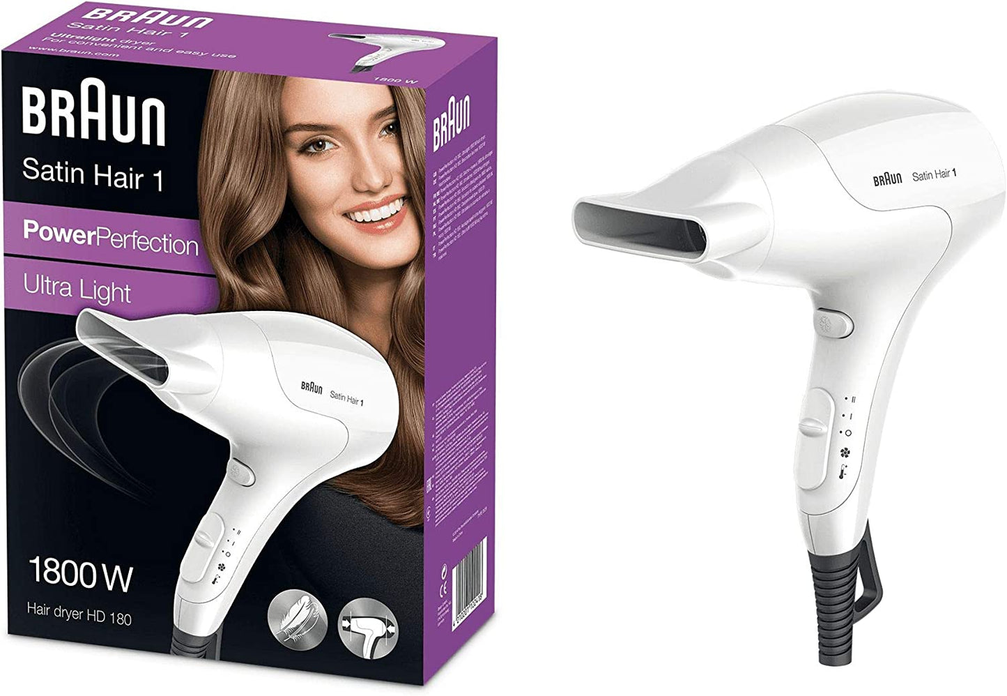 Satin Hair 1 PowerPerfection HD180, Haartrockner