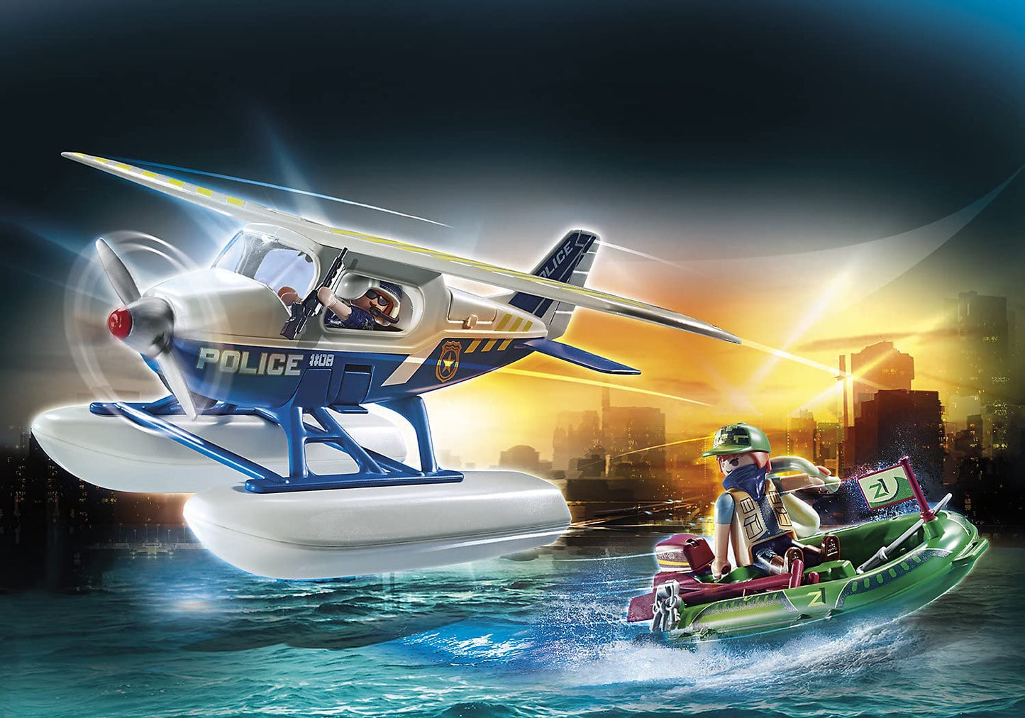 70779 City Action Polizei-Wasserflugzeug: Schmuggler-Verfolgung, Konstruktionsspielzeug
