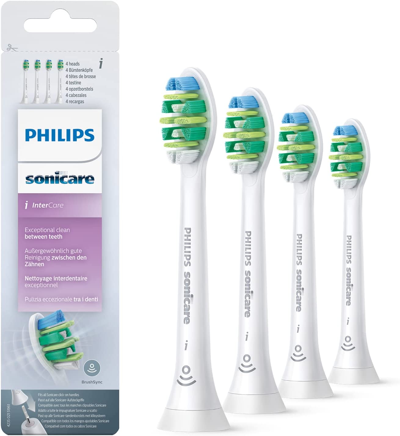 Sonicare HX9004/10 i InterCare Standard 4er, Aufsteckbürste