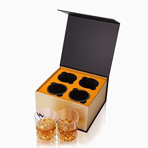 4-teiliges Set Whiskygläser, 4 Whisky Gläser