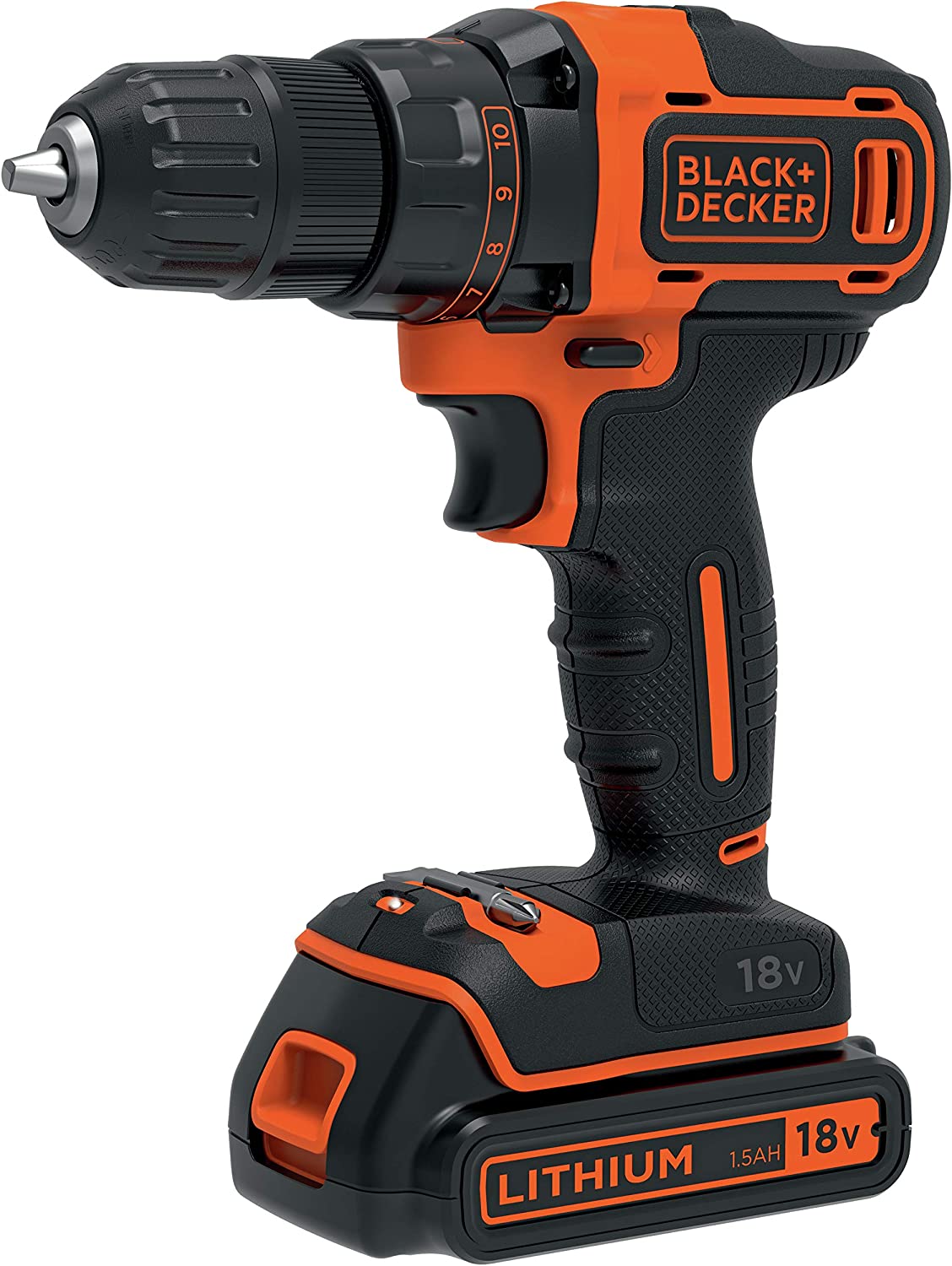 Akku-Bohrschrauber BDCDD186K, 18Volt, mit 1 Akku