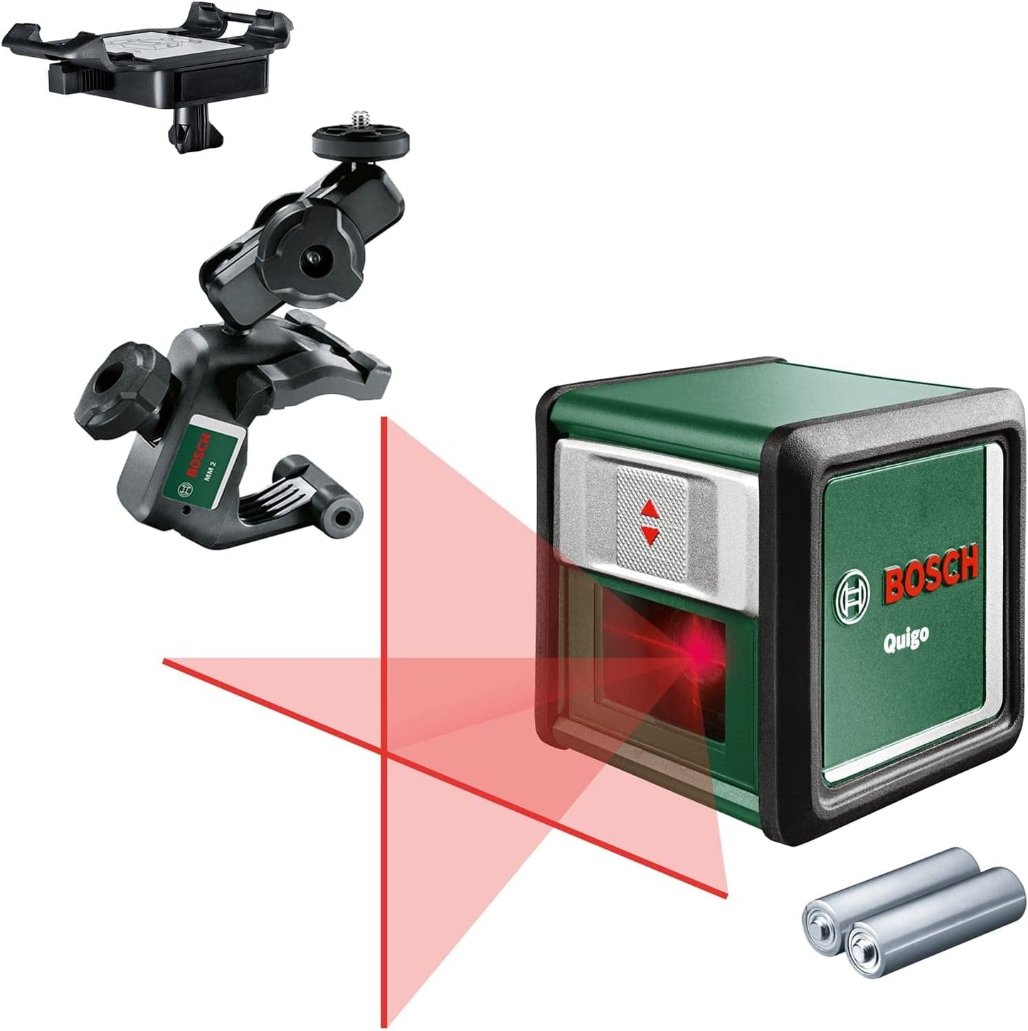 Kreuzlinienlaser Quigo, mit Klemme