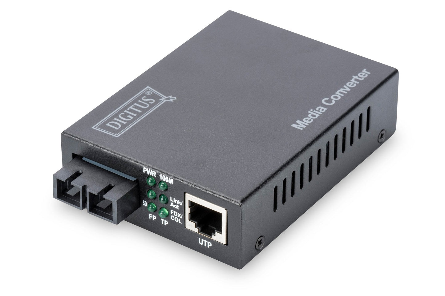 Fast Ethernet Medienkonverter, RJ-45/SC