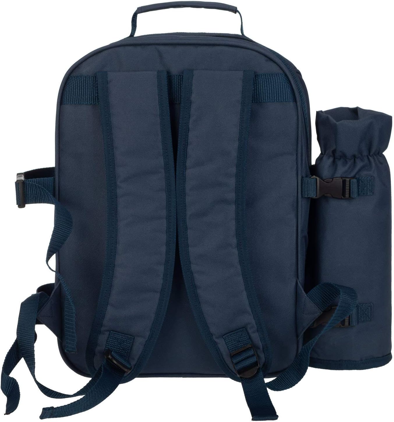 Picknickrucksack, Navy Blau Weiss