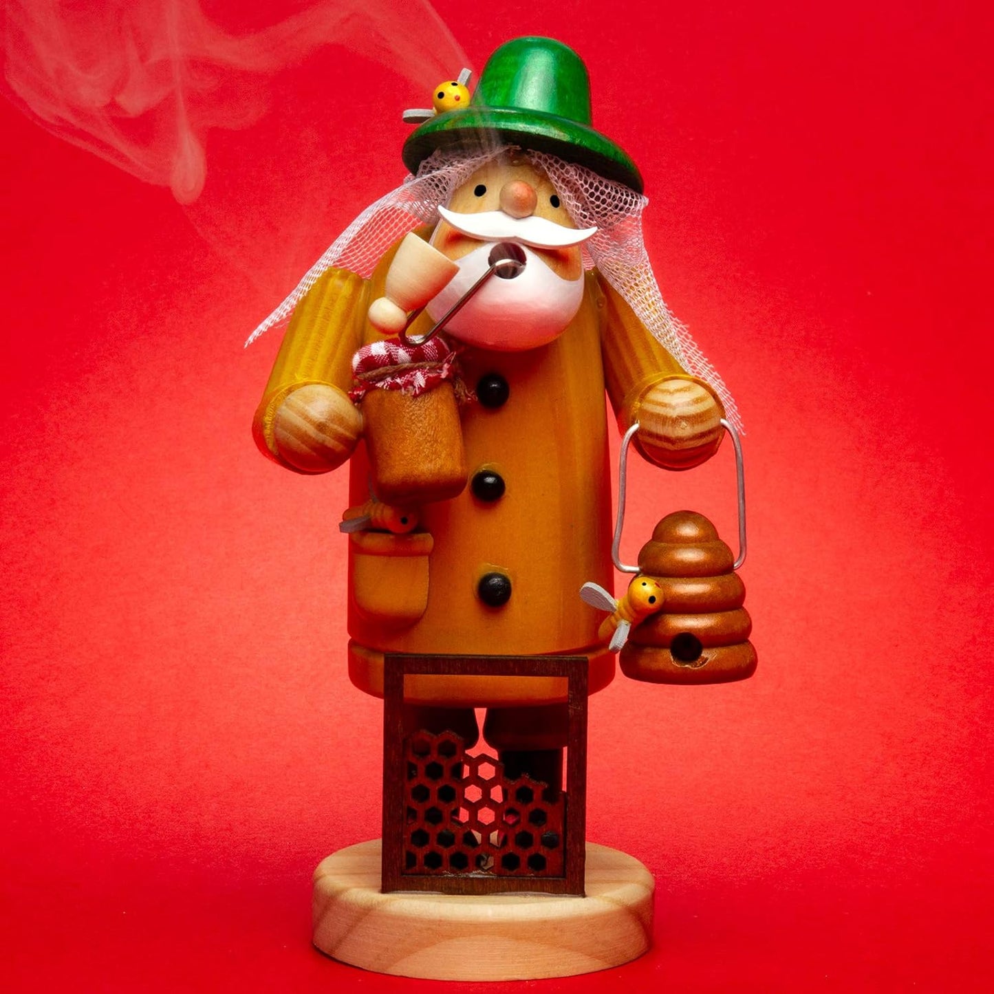 RM-A Räuchermännchen, Höhe ca. 15 cm, A27 Gelb - Imker