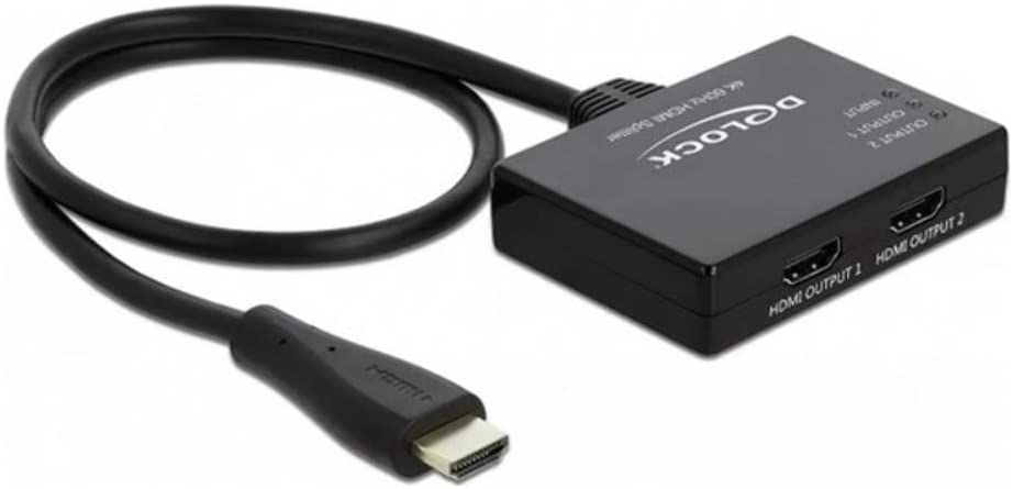 HDMI Splitter 1 x HDMI in > 2 x HDMI out 4K 60 Hz