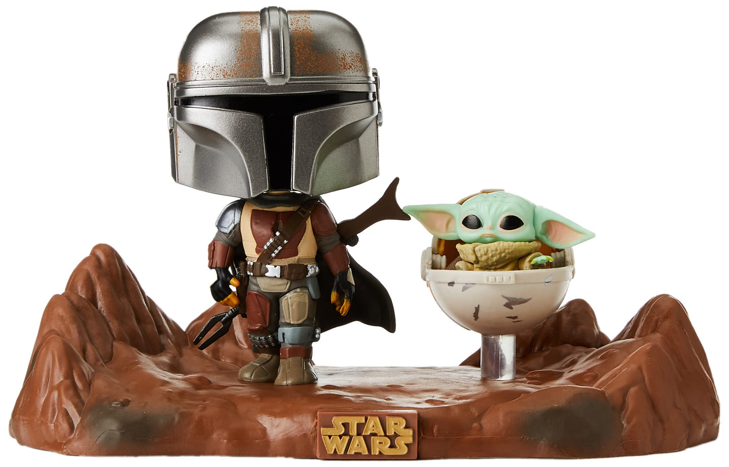 POP! Moment Star Wars - Mandalorian & Child, Spielfigur