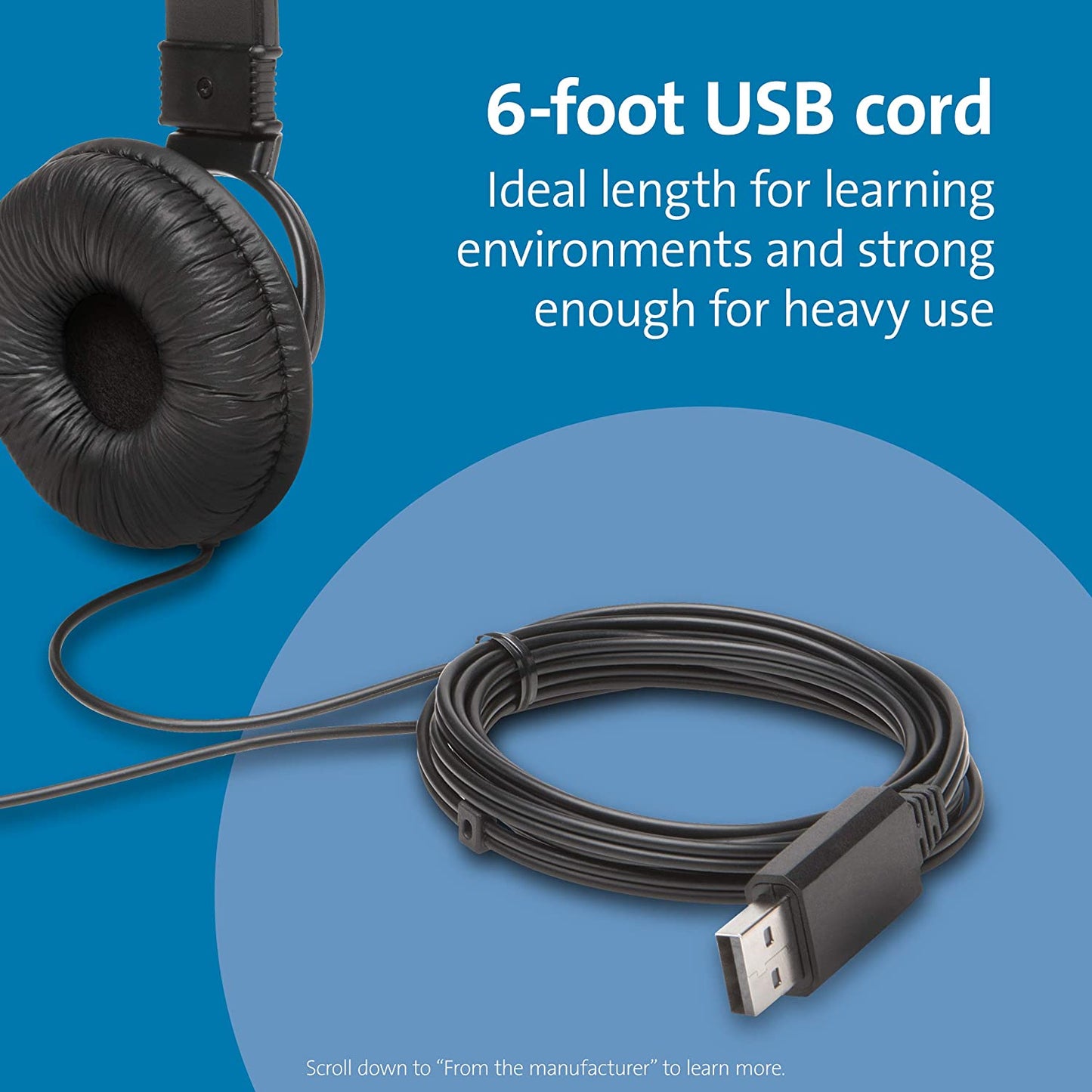 USB HiFi-Kopfhörer mit Mikrofon, Headset