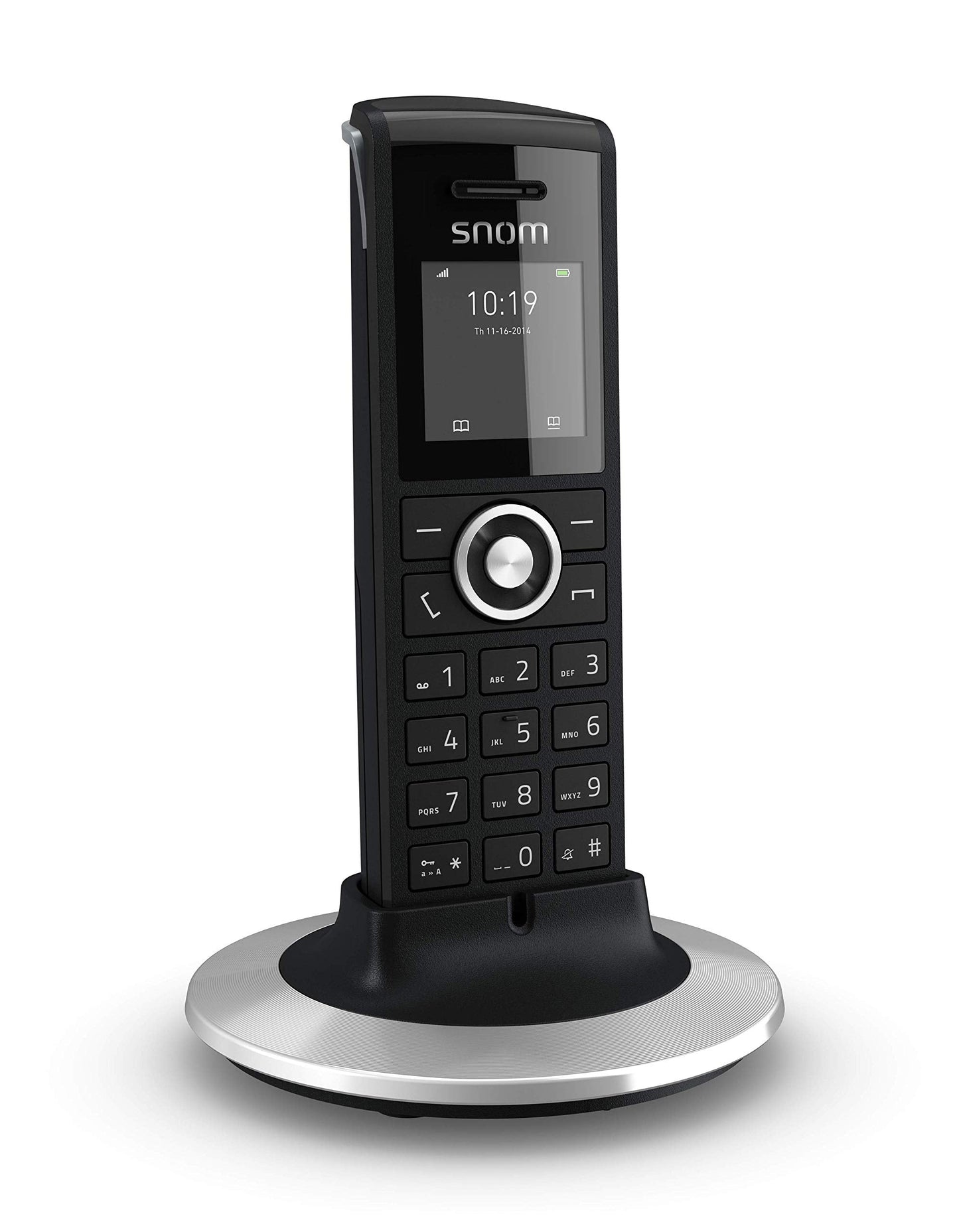 m25 DECT Mobilteil mit Ladeschale, IP-DECT Mobilteil M25 Single