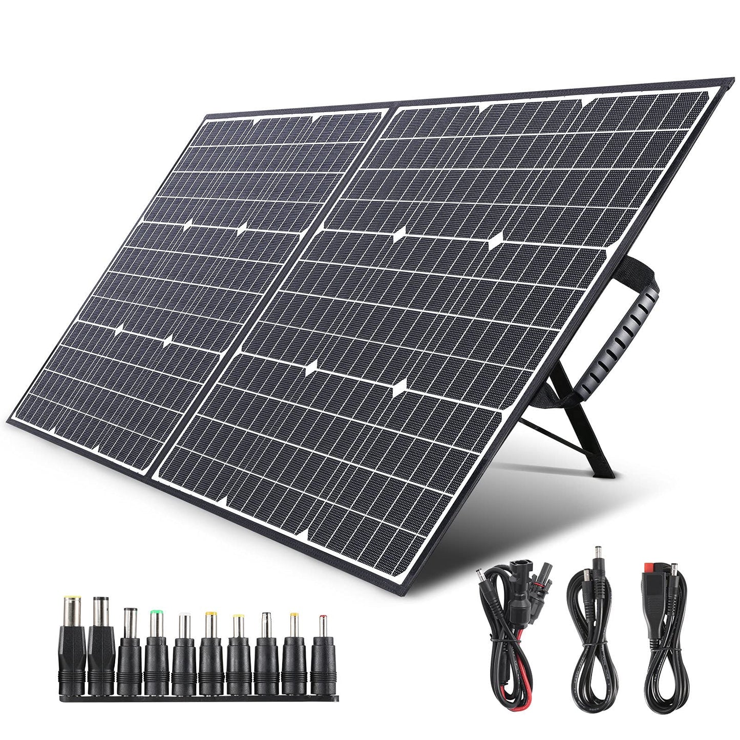 Faltbares Solarpanel, 100W, 2 USB Anschlüsse