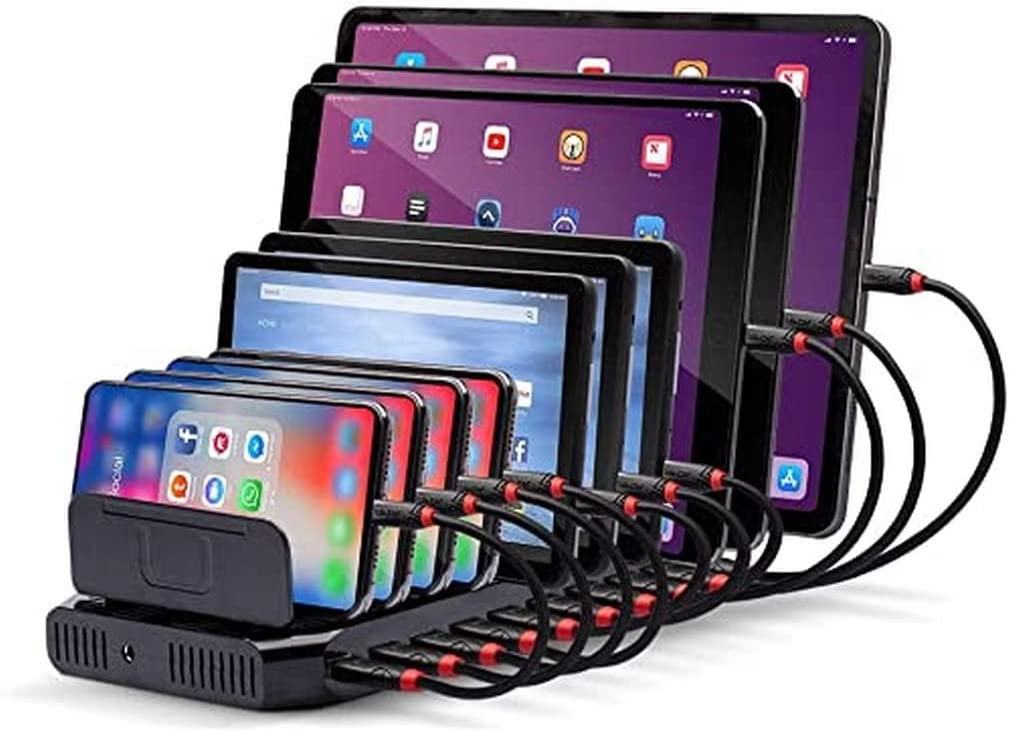 10 Port USB-Ladestation