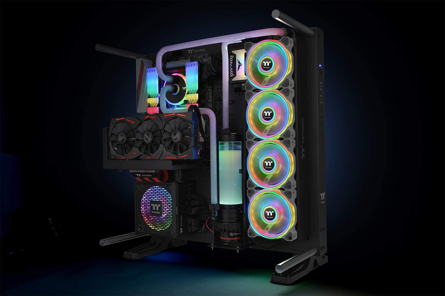 Riing Quad 14 RGB Radiator Fan TT Premium Edition 3 Pack, Gehäuselüfter