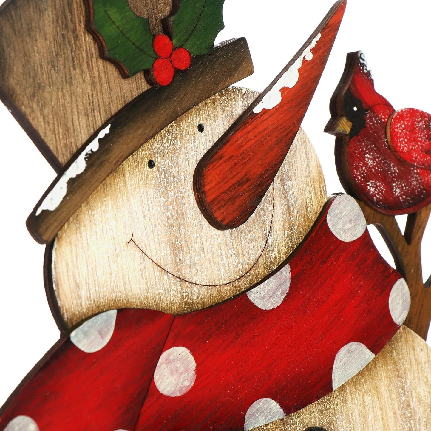 Schneemann Aufsteller, Schneemann - Rund