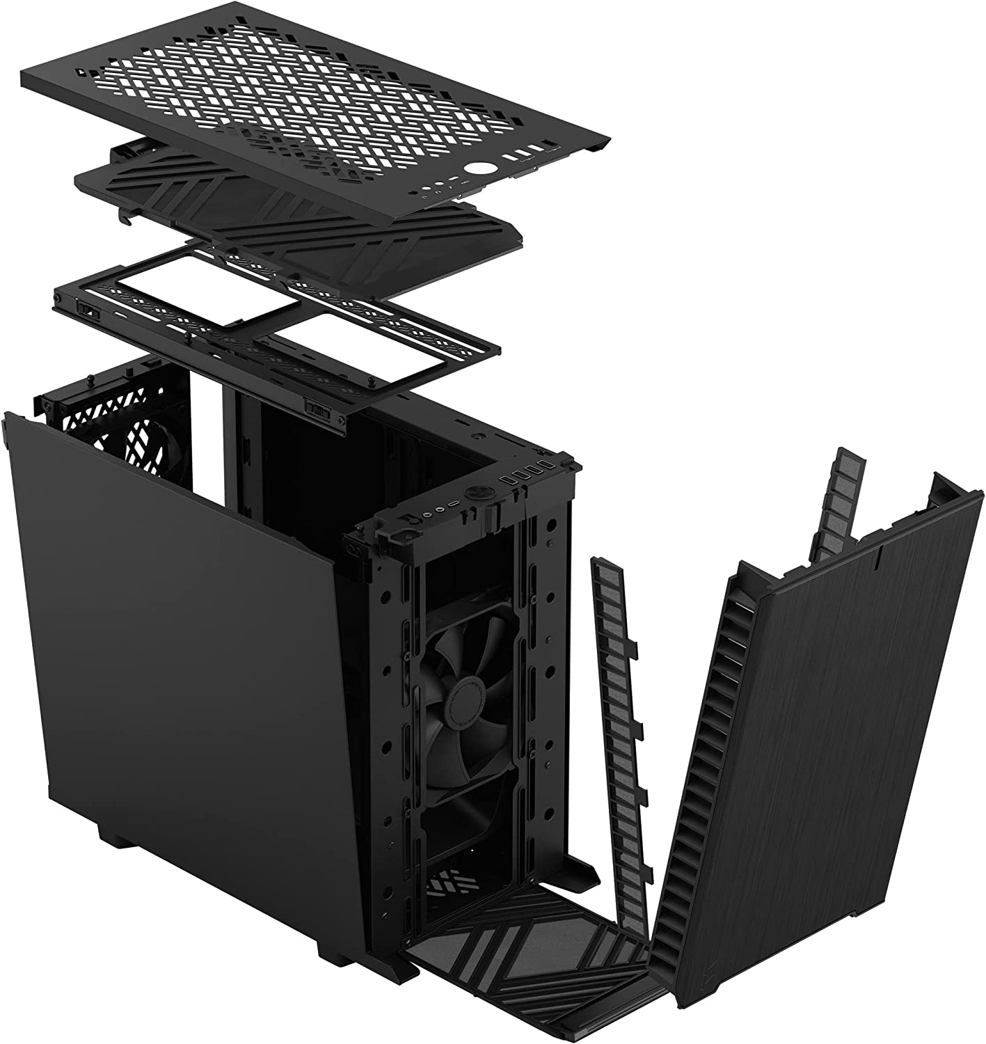 Define 7 Nano Black Solid, Tower-Gehäuse