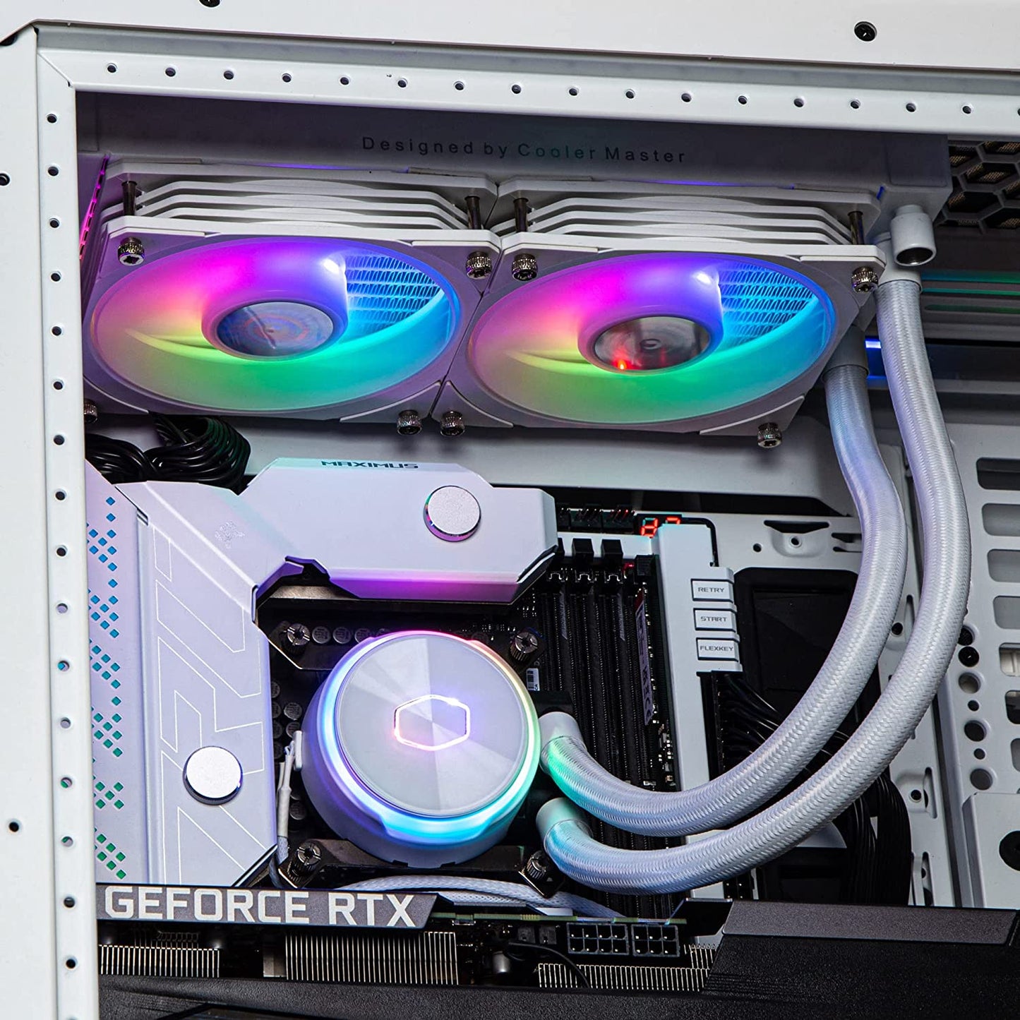 PL240 Flux White Edition 240mm, Wasserkühlung