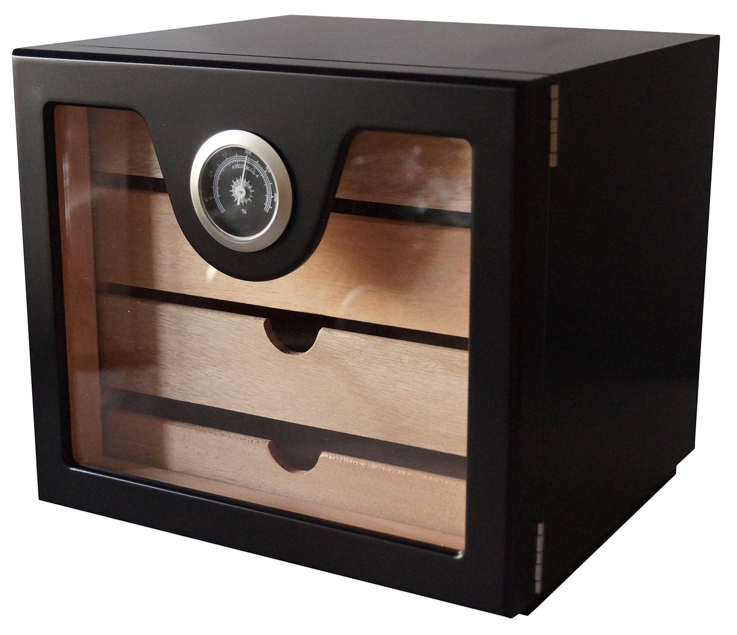 Humidor Schrank Würfel Basis 4679, Schwarz