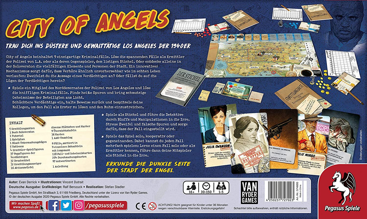 City of Angels, Brettspiel