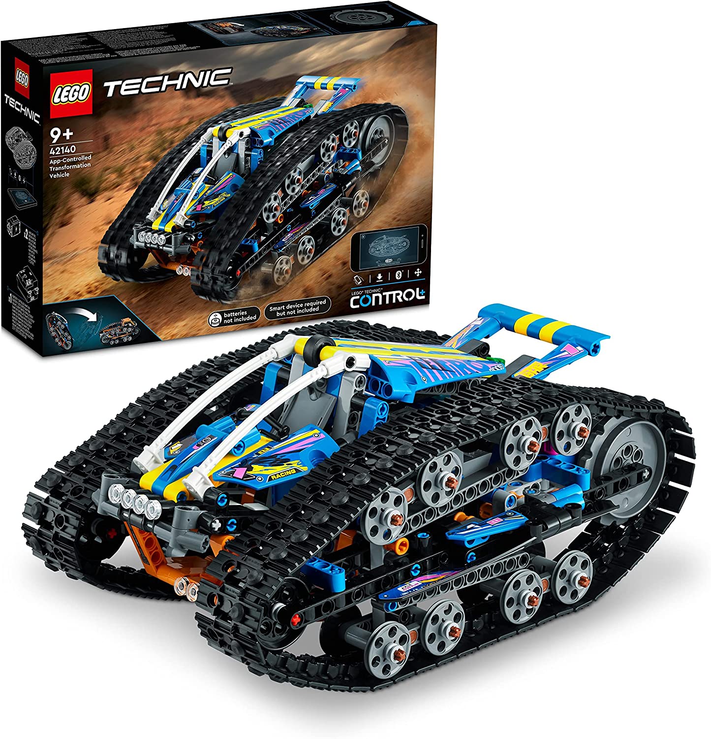 42140 Technic App-gesteuertes Transformationsfahrzeug, Konstruktionsspielzeug