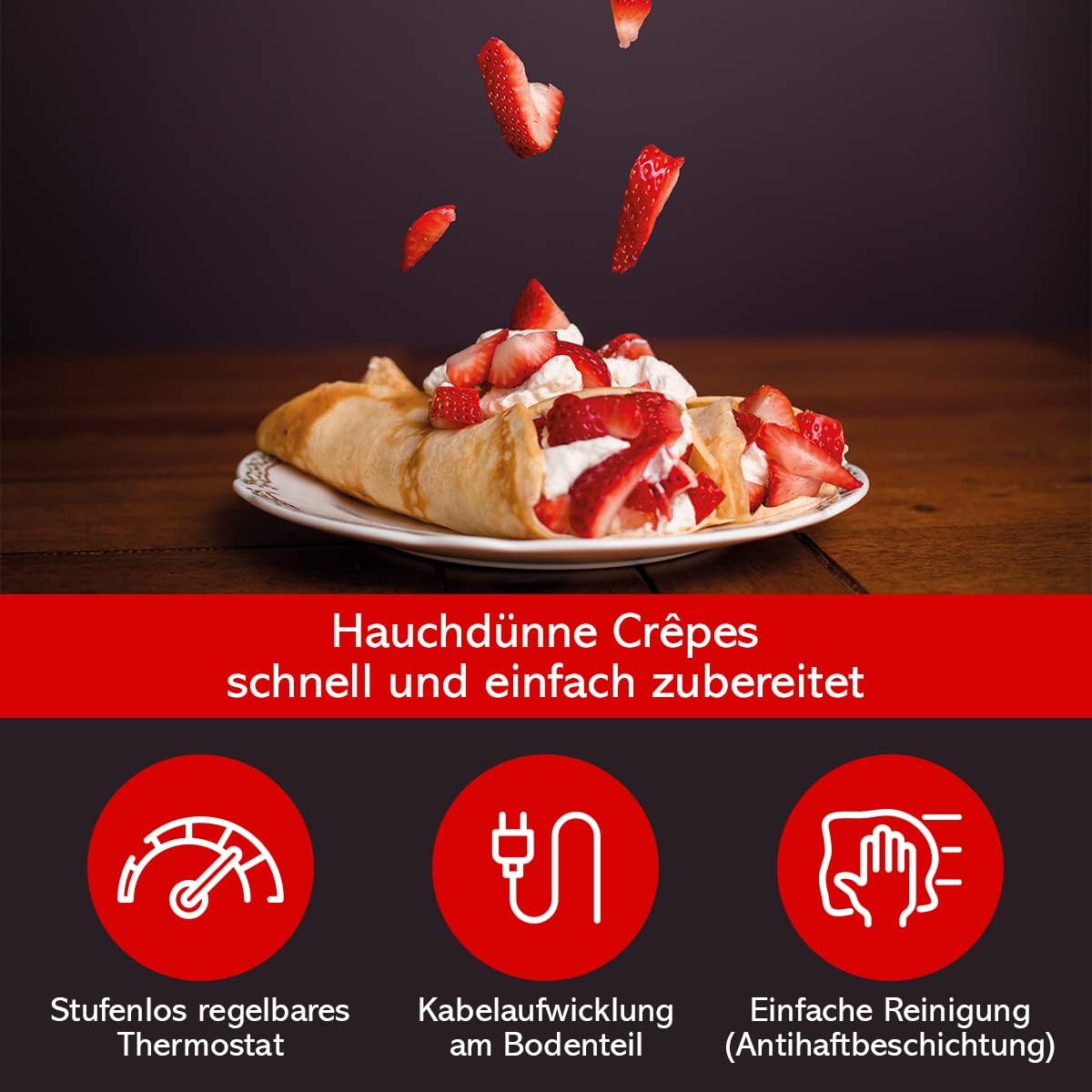 Crêpe Maker CM 3372