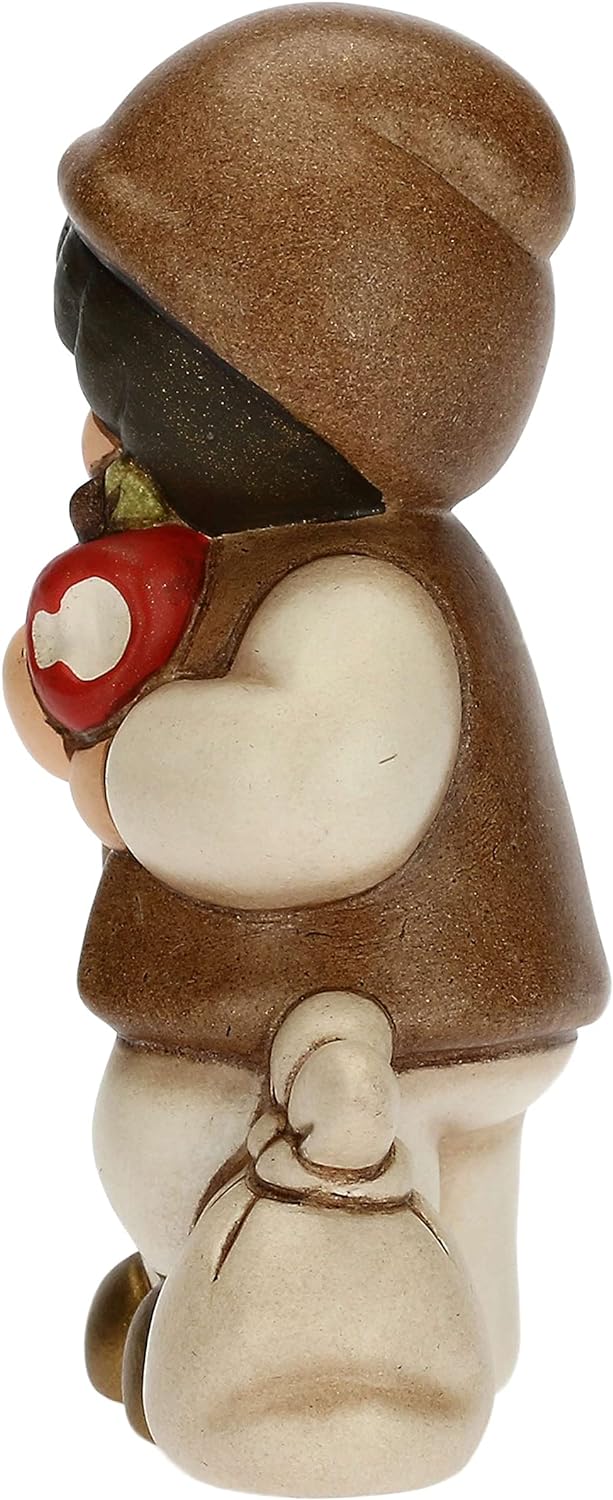 Krippenfigur Kind mit Apfel