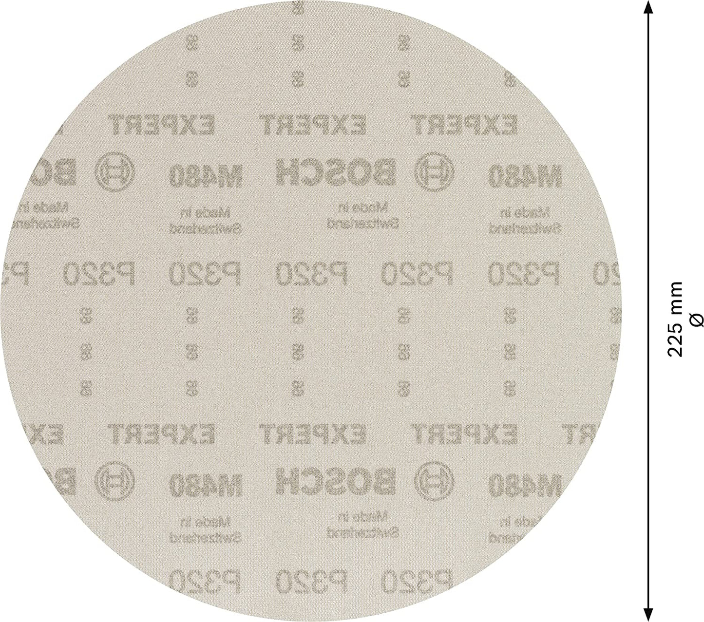 Expert M480 Netzstruktur-Schleifblatt Ø 225mm, K320