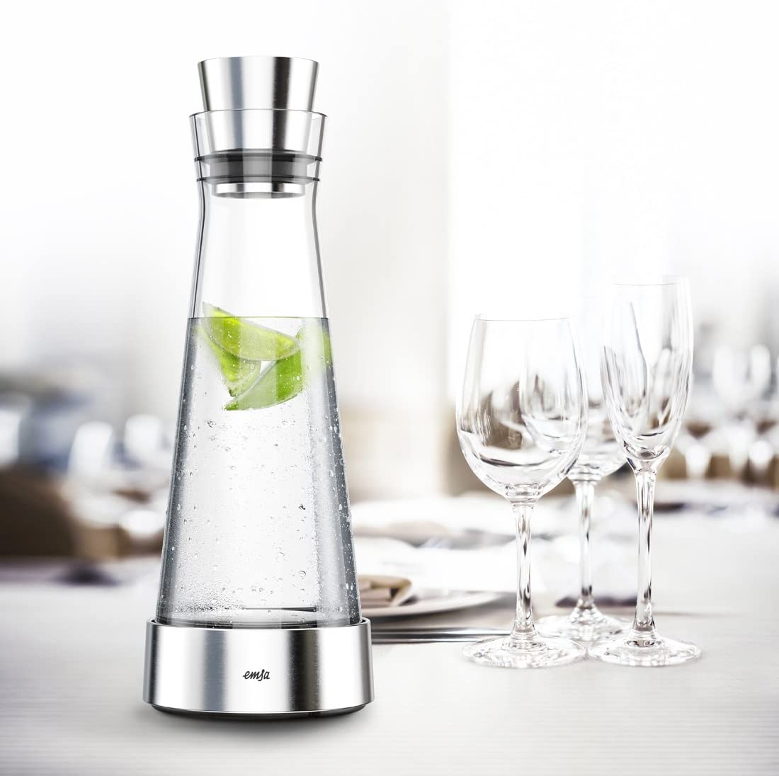 FLOW Slim Kühlkaraffe aus Glas, Kanne