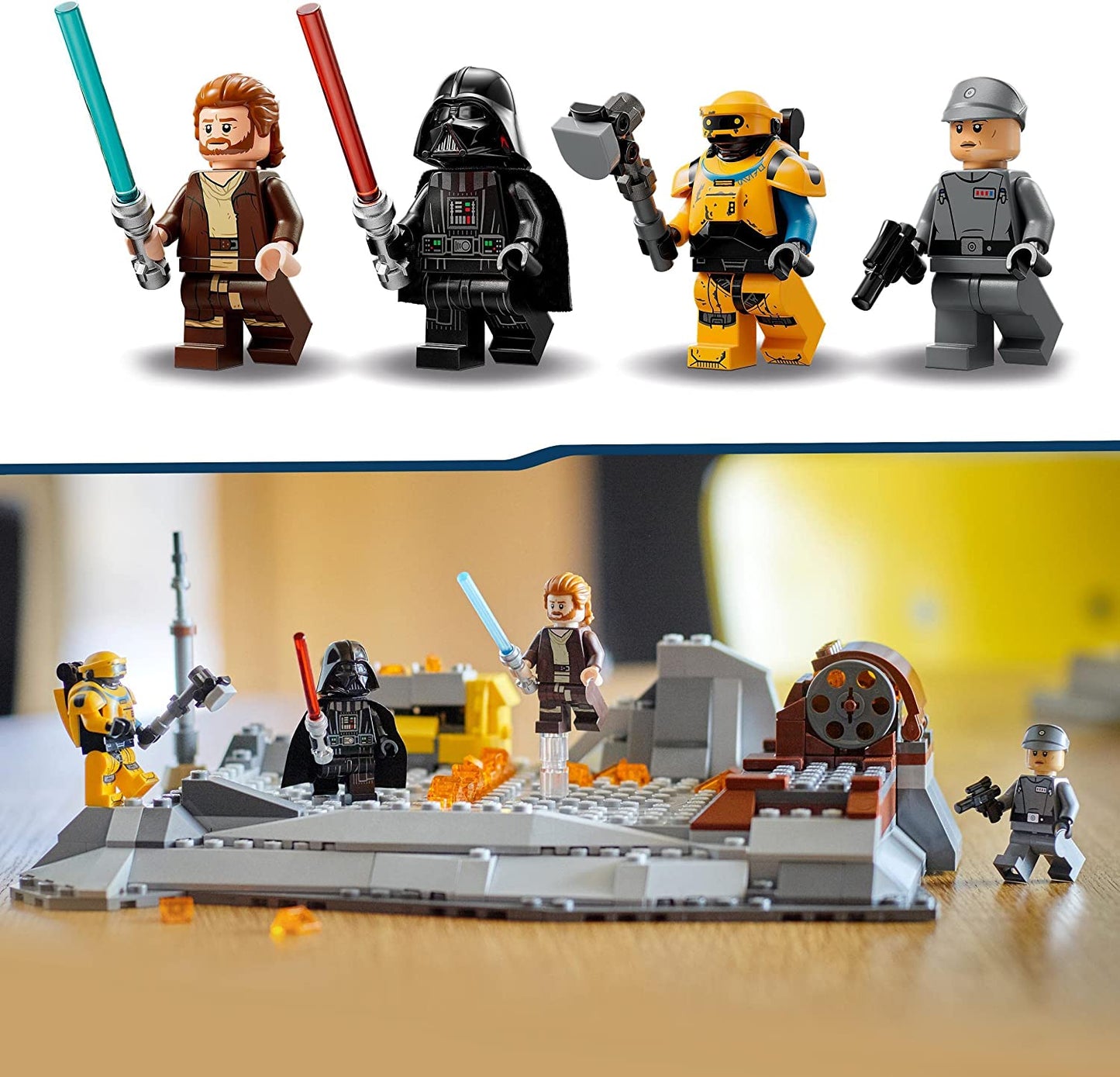75334 Star Wars Obi-Wan Kenobi vs. Darth Vader, Konstruktionsspielzeug